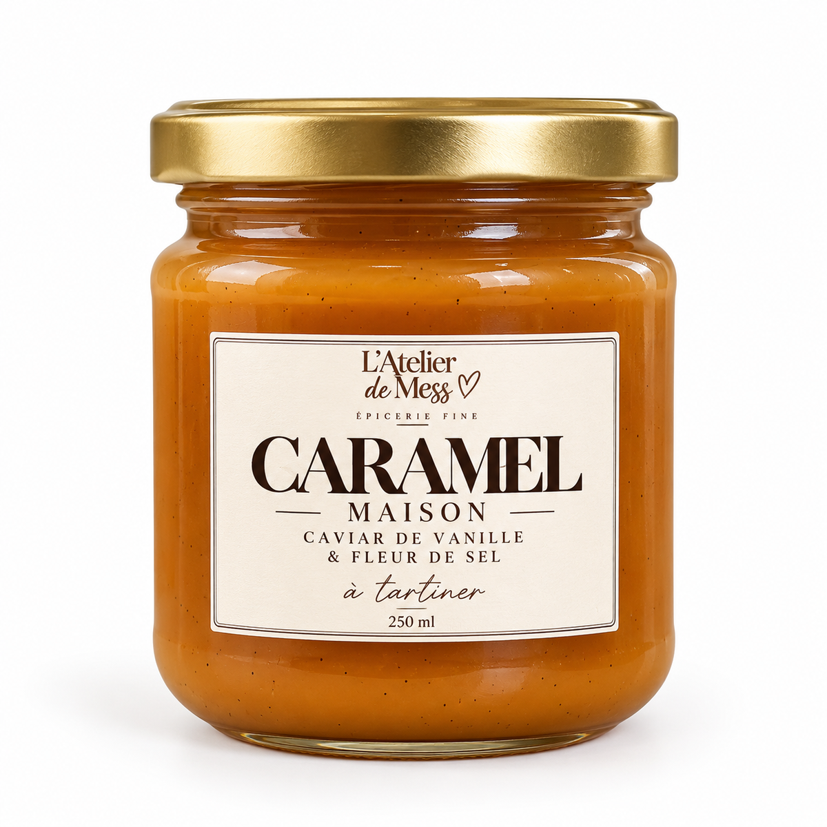 Caramel maison - Caviar de vanille & fleur de sel